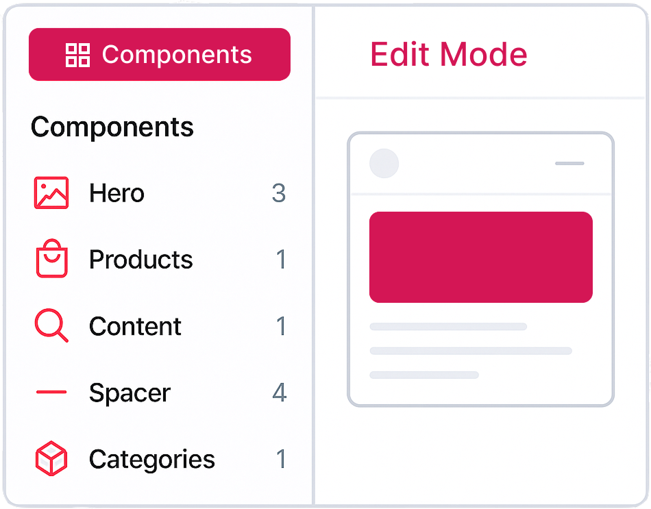 Store Customization Interface